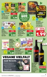 Gazetka promocyjna Kaufland - Gazetka - ważna od 11.01 do 11.01.2023 - strona 19 - produkty: aloe vera, angebot, angebote, auer, aust, beere, beeren, beutel, bio, bratwurst, cabernet, cabernet sauvignon, chili, chips, filet, fritteuse, frucht, fruchtgummi, hummus, Like Meat, linsen, mandel, natur, Ofen, pasta, pfanne, Q10, rotwein, sauvignon, schnitzel, sesam, soja, steak, Ti, Tofu, tomate, vanille, veggie, vita, wein, wurst, yellow tail, zucker