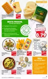 Gazetka promocyjna Kaufland - Gazetka - ważna od 11.01 do 11.01.2023 - strona 25 - produkty: angebot, angebote, basilikum, cheddar, eis, emmentaler, frischkäse, grüne oliven, grünländer, hartkäse, Käse, käsetheke, kerrygold, kräuter, kräutern, Laufen, mac, milch, nuss, olive, oliven, peperoni, Peroni, rind, schnittkäse, Spezi, Ti, weichkäse, weidemilch, ziegenfrischkäse