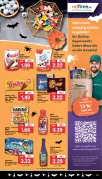 Gazetka promocyjna Famila - Prospekte - Gazetka - ważna od 28.10 do 28.10.2023 - strona 13 - produkty: angebot, angebote, aust, Babynahrung, balisto, beutel, Cap, capri-sun, cola, duplo, eis, elle, flasche, gutschein, gutscheine, haribo, Kinder, kitkat, lion, milky way, reis, robby, schoko, sekt, smarties, Tchibo, Ti, twix, ZTE