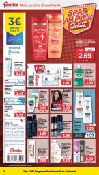 Gazetka promocyjna Famila - Prospekte - Gazetka - ważna od 28.10 do 28.10.2023 - strona 21 - produkty: auer, bett, body, body lotion, bodylotion, brillance, bruno banani, coupon, coupons, creme, deo, deodorant, deospray, dove, duschcreme, duschgel, eis, elvital, erde, flasche, gin, haarspray, L´Oréal, listerine, Lotion, mundspülung, nivea, oder schaumfestiger, olive, palmolive, pasta, Reinigung, reis, schaumfestiger, schwarzkop, schwarzkopf, sensodyne, shampoo, shampoo oder spülung, sofortrabatt, spülung, syoss, Ti, total care, tücher, vita, Yo, zahnpasta, ZTE