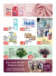 Gazetka promocyjna Feneberg - Prospekte - Gazetka - ważna od 23.09 do 23.09.2023 - strona 15 - produkty: Behälter, Blüte, chrysanthemen, elle, feinwaschmittel, flasche, gourmet gold, hakle, hakle toilettenpapier, heitmann, HP, joghur, joghurt, LG, magazin, meridol, mundspülung, Nassnahrung, nudel, nudeln, nuss, papier, perwoll, rwe, spülung, suppe, Ti, tisch, toilettenpapier, topf, waschmittel