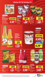 Gazetka promocyjna Lidl - Aktionsprospekt - Gazetka - ważna od 15.07 do 15.07.2023 - strona 15 - produkty: alkohol, angebot, apfel, auer, Bau, Bauer, cider, ecco, eis, elle, frucht, fruchtsecco, häagen-dazs, joghur, joghurt, maggi, orange, pizza, pom-bär, preisvorteil, reis, rotkäppchen, somersby, teller, terrine, Ti, valensina, wagner, ZTE