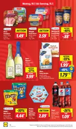 Gazetka promocyjna Lidl - Aktionsprospekt - Gazetka - ważna od 15.07 do 15.07.2023 - strona 16 - produkty: angebot, coupon, eis, elle, herta, jules mumm, Kinder, meggle, mövenpick, mumm, pepsi, preisvorteil, reis, schinken, snack, snacks, Streichzart, teller, Ti, wasa