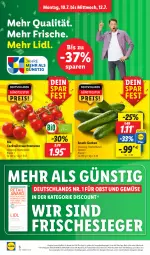 Gazetka promocyjna Lidl - Aktionsprospekt - Gazetka - ważna od 15.07 do 15.07.2023 - strona 6 - produkty: angebot, bio, cocktail, cocktails, coupon, discount, eis, ente, frucht, gurke, gurken, magazin, obst, Obst und Gemüse, Rauch, reis, snack, strauchtomaten, Ti, tomate, tomaten, und gemüse