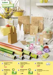 Gazetka promocyjna Globus - Prospekte - Gazetka - ważna od 09.04 do 09.04.2022 - strona 2 - produkty: braun, dekoration, eis, Geschenkpapier, Geschenktasche, Körbchen, kraft, papier, reis, Tasche, Ti, tiefst-preis