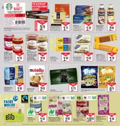 Gazetka promocyjna E Center - Angebote der Woche - Gazetka - ważna od 23.09 do 23.09.2023 - strona 12 - produkty: after eight, aufstrich, basmati, Basmati Reis, Belmandel, beutel, bio, Blüte, bohne, bohnen, brot, butter, butterkeks, caffè crema, caramel, coupon, coupons, creme, dallmayr, deka, edeka bio, ehrmann, eis, espresso, flasche, frucht, fruchtgummi, gelee, gin, golden toast, hafer, haferflocken, kaffee, kaffeemaschine, kaffeepads, keks, kekse, knäckebrot, kokos, kokosnuss, Kokosnussmilch, kölln, konfitüre, korn, landliebe, leibniz, LG, mandel, Meßmer, milch, minze, natur, nespresso, Nougatcreme, nuss, nuss-nougat-creme, nusspli, nutella, ohne palmöl, pfeffer, pfefferminze, prodomo, rabatt-coupon, reis, schoko, schokolade, starbucks, tee, Ti, toast, trolli, trolli fruchtgummi, vollmilch, wasa, ZTE, zucker