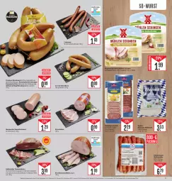 Gazetka promocyjna E Center - Angebote der Woche - Gazetka - ważna od 23.09 do 23.09.2023 - strona 7 - produkty: auer, Bau, Bauer, bier, bierschinken, bratwurst, brot, Cabanossi, eis, emmentaler, fleisch, fleischwurst, Geflügel, gelee, Hausmacher, Käse, kirsch, LG, mac, Mantel, meersalz, mühlen schinken, parmaschinken, pfeffer, Pfefferbeißer, reis, rezept, ring, rügenwalder, rügenwalder mühle, salami, salz, schinken, Spezi, stockmeyer, wasser, Weißwurst, wurst, ZTE