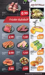 Gazetka promocyjna Markant - Prospekte - Gazetka - ważna od 09.07 do 09.07.2022 - strona 3 - produkty: albray, bratwurst, chaumes, dell, deutscher schnittkäse, elle, französischer weichkäse, frikadellen, grünländer, holländischer schnittkäse, Käse, natur, pasta, rostbratwurst, saint albray, salat, schnittkäse, tee, Ti, weichkäse, wurst