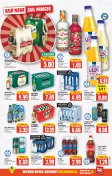 Gazetka promocyjna E Center - Angebote der Woche - Gazetka - ważna od 13.08 do 13.08.2022 - strona 16 - produkty: alkohol, Alwa, bier, bitburger, burger, coca-cola, cola, deka, drink, erdinger, fanta, flasche, Forstetal, frucht, fruchtsäfte, gerolsteine, gerolsteiner, glasflasche, ice tea, jever, jever pilsener, mineralwasser, monster, natürliches mineralwasser, Nektar, pepsi, pils, pilsener, saft, säfte, steiner, Ti, wasser, WICK