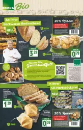 Gazetka promocyjna E Center - Angebote der Woche - Gazetka - ważna od 13.08 do 13.08.2022 - strona 6 - produkty: apfel, backwaren, Bau, bio, bioland, blume, blumen, brot, brötchen, coupon, deka, Dinkelbrot, dinkelbrötchen, edeka bio, ente, erde, kartoffel, korn, Liege, mehl, natur, rabatt-coupon, rel, rwe, sonnenblume, sonnenblumen, Sonnenblumenkerne, sonnenblumenkernen, Ti, weizenmehl