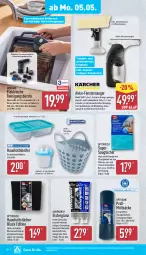 Gazetka promocyjna Aldi Nord - Von Montag - Gazetka - ważna od 10.05 do 10.05.2025 - strona 18 - produkty: akku, ambia, auer, Bad, batterie, Becher, bürste, dell, elle, Engel, fenster, fenstersauger, flasche, gin, glaskeramik, glaskeramik-kochfeld, haushaltstücher, joghur, joghurt, keramik-kochfeld, kochfeld, korb, kraft, küche, lack, ladegerät, mikrofaser, Mode, Optiwisch, reifen, reiniger, Reinigung, reinigungsbürste, ring, rwe, sprühflasche, Spülen, teller, Ti, tuc, tücher, usb, waschmaschine, waschmaschinen, ZTE