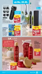 Gazetka promocyjna Aldi Nord - Von Montag - Gazetka - ważna od 10.05 do 10.05.2025 - strona 21 - produkty: akku, aldi, aufsteckbürsten, beutel, body, bürste, bürsten, cross action, dell, eis, elektrische zahnbürste, gin, Handseife, mac, Mode, precision clean, reis, Ria, schnellladefunktion, Seife, tender, Ti, tiefpreis, zahnbürste, zahnbürsten, ZTE