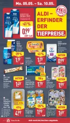 Gazetka promocyjna Aldi Nord - Von Montag - Gazetka - ważna od 10.05 do 10.05.2025 - strona 6 - produkty: aldi, angebot, angebote, aufstrich, baguette, beutel, braten, brot, brotaufstrich, butter, cordon bleu, diadem, eis, ente, fisch, flammkuchen, Flammkuchenteig, frucht, fruchtaufstrich, gelierzucker, gewürz, gouda, hafer, haferflocken, haltbare milch, hirtenkäse, Käse, kochschinken, kölln, kuchen, lamm, lysell, milch, papier, pute, reis, schinken, tante fanny, Ti, tiefpreis, weihenstephan, würfel, zucker
