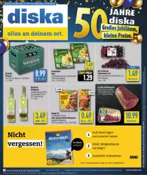 Gazetka promocyjna Diska - Gazetka - ważna od 17.08 do 17.08.2024 - strona 1 - produkty: aktionspreis, angebot, angebote, bolognese, braten, eis, flasche, grünländer, Käse, küche, maggi, maggi fix, maybach, nuss, pils, pilsener, reis, rind, rinder, rinderbraten, spaghetti, spaghetti bolognese, tafeltrauben, Ti, tisch, trauben, wein, Weißwein, WICK, ZTE