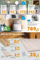 Gazetka promocyjna  - Gazetka - ważna od 25.04 do 25.04.2026 - strona 11 - produkty: Bau, Bauholz, eis, fenster, Holz, Kugel, latte, Leuchte, natur, reis, säge, Schal, Solarfackel, solarleuchte, Ti