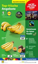 Gazetka promocyjna Lidl - Aktionsprospekt - Gazetka - ważna od 06.07 do 06.07.2024 - strona 2 - produkty: angebot, angebote, auer, banane, bananen, bio, eis, ente, frucht, ndk, passionsfrucht, reis, Schal, Schale, Ti