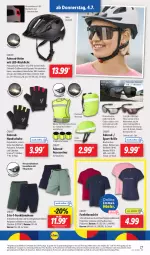 Gazetka promocyjna Lidl - Aktionsprospekt - Gazetka - ważna od 06.07 do 06.07.2024 - strona 33 - produkty: ACC, accessoires, angebot, Bona, Brille, coupon, crivit, eis, elle, Fahrrad, funktionsshirt, Gläser, handschuhe, hose, insektenschutz, Persona, reis, Ria, rücklicht, rucksack, rum, sac, Schal, Schale, schuhe, sekt, shirt, Spektrum, Sport, Ti, Weste, ZTE