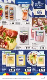 Gazetka promocyjna Lidl - Aktionsprospekt - Gazetka - ważna od 06.07 do 06.07.2024 - strona 39 - produkty: angebot, aufschnitt, Backhendl, Bergkäse, braten, bratenaufschnitt, dell, elle, frikadellen, Hendl, Käse, Rauch, schnitten, Ti, ZTE