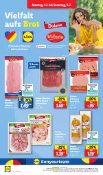 Gazetka promocyjna Lidl - Aktionsprospekt - Gazetka - ważna od 06.07 do 06.07.2024 - strona 8 - produkty: angebot, brot, Brühwurst, coupon, dulano, hinterschinken, jamón serrano, leberwurst, ndk, rohschinken, Schal, Schale, schinken, serrano, Ti, wurst