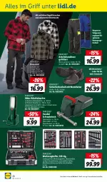 Gazetka promocyjna Lidl - Aktuelle Onlineshop-Highlights - Gazetka - ważna od 29.02 do 29.02.2024 - strona 20 - produkty: akku, Akku-Arbeitsleuchte, Arbeitsleuchte, hose, koffer, Leuchte, LG, ndk, Parkside, shirt, Tasche, taschen, Ti, tisch, werkzeug, ZTE