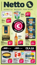 Gazetka promocyjna Netto - Angebote ab Montag - Gazetka - ważna od 04.06 do 04.06.2022 - strona 1 - produkty: almighur, almighurt, arla, Backform, bohne, bohnen, coppenrath, dallmayr, dallmayr prodomo, ehrmann, ehrmann almighurt, goldkrone, hasseröder, Kærgården, kaffee, kaffeebohnen, krone, lätta, margarine, merl, Muffin, natur, pils, premium pils, prodomo, Ria, ring, Springform, Ti, wilthener, Wilthener Goldkrone