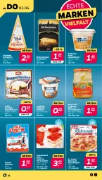 Gazetka promocyjna Netto - Angebote ab Montag - Gazetka - ważna od 04.06 do 04.06.2022 - strona 32 - produkty: brie, coppenrath, decke, Dr. Oetker, ferrero, gewürz, Gewürzgurke, gewürzgurken, gurke, gurken, HP, kühlmann, landliebe, milch, Müller, Old Amsterdam, pizza, pizza salame, pudding, Ria, ristorante, ristorante pizza, salat, senf, Spezi, Ti, vollmilch