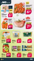 Gazetka promocyjna Netto - Angebote ab Montag - Gazetka - ważna od 04.06 do 04.06.2022 - strona 8 - produkty: baguette, Becher, butter, ente, Entenkeule, filet, filets, früchte, grill, kräuter, kräuterbutter, Kräuterbutterbaguette, kühlmann, Kühne, meggle, Nackensteak, nackensteaks, olive, oliven, Popp, Rostocker, salat, schwein, schweine, schweinenacken, steak, steaks, Ti, wein, weine, Weste