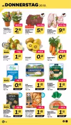 Gazetka promocyjna Netto - Woche 42 - Gazetka - ważna od 22.10 do 22.10.2022 - strona 12 - produkty: arla, auer, Bau, Bauer, bergader, Birnen, brot, brötchen, eis, gin, Kærgården, Kalanchoe, kiwi, kondensmilch, Meister, milch, Ofen, original wagner, pizza, rind, rinder, Rinderleber, Rostocker, steinofen, suppe, suppen, Ti, topf, wagner