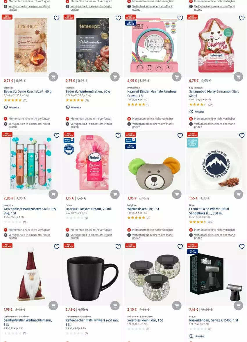 Aktueller Prospekt Dm Drogerie - Prospekte - von 05.06 bis 14.06.2023 - strona 9 - produkty: ACC, Babylove, Bad, Becher, braun, cin, creme, cremedusche, dove, dusche, eis, elle, geschenkset, Holz, kaffee, kaffeebecher, Kinder, kissen, LG, Rasierklinge, rasierklingen, salz, schaumbad, teller