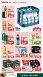 Gazetka promocyjna Famila - Prospekte - Gazetka - ważna od 19.08 do 19.08.2023 - strona 16 - produkty: Alwa, aqua, Becher, bier, bio, bio limo, eis, elle, flasche, glasflasche, jever, jever pilsener, kaffee, kaffeebecher, kellerbier, köstritzer, lebensmittel, limo, limonade, limonaden, mineralwasser, Mio Mio, pils, pilsener, reis, säfte, Ti, valensina, veltins, vio bio limo, wasser, ZTE