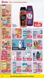 Gazetka promocyjna Famila - Prospekte - Gazetka - ważna od 19.08 do 19.08.2023 - strona 20 - produkty: Apotheke, asti, auer, Becher, beef, beutel, body, body lotion, body milk, brause, bürste, bürsten, Cien, creme, dentastix, deo, deospray, doppelherz, dove, dreamies, duschgel, eis, erde, fa duschgel, flasche, garnier, ilag, kraft, leberwurst, listerine, Lotion, magnesium, magnesium 400, mint, mundspülung, nivea, Nutrisse, oral-b, pedigree, Q10, reis, roll-on, schauma, schauma shampoo, shampoo, shampoo oder spülung, snack, snacks, spülung, tablet, tablett, Tablette, tagescreme, Ti, vita, vitakraft, Vitamin C, Vitamine, whiskas, wurst, zahncreme, ZTE