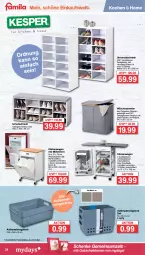 Gazetka promocyjna Famila - Prospekte - Gazetka - ważna od 19.08 do 19.08.2023 - strona 25 - produkty: arbeitsplatte, bambus, eimer, eis, elle, gutschein, Holz, korb, küche, Küchen, latte, leimer, mydays, reis, Ria, Schrank, schuhschrank, teller, Ti