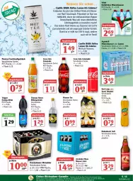 Gazetka promocyjna Globus - Prospekte - Gazetka - ważna od 09.04 do 09.04.2022 - strona 17 - produkty: alkohol, Alwa, angebot, angebotspreis, bier, coca-cola, cola, decke, deit, drink, eier, eis, flasche, franziskaner, frucht, fruchtsaft, fruchtsaftgetränk, getränk, getränke, gin, Kette, limo, limonade, mac, mineralwasser, mw-flasche, natürliches mineralwasser, pet-flasche, pfanne, Pfanner, punica, Rauch, reis, saft, Spezi, tee, thomas henry, Ti, tiefst-preis, vittel, wasser, weissbier, zitrone