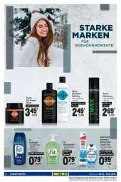 Gazetka promocyjna Metro - Starke Marken - Gazetka - ważna od 12.01 do 12.01.2022 - strona 6 - produkty: creme, duschgel, fa duschgel, flasche, flüssigseife, haarspray, Palette, Seife, shampoo, spülung, syoss, theramed, Ti, Yo, zahncreme