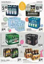 Gazetka promocyjna Edeka - Angebote der Woche - Gazetka - ważna od 08.04 do 08.04.2023 - strona 20 - produkty: Alwa, bier, elle, flasche, Forstetal, gerolsteine, gerolsteiner, getränk, getränke, gin, krombache, krombacher, krombacher pils, mineralwasser, pet-flasche, pils, rheinfels quelle, steiner, wasser, ZTE