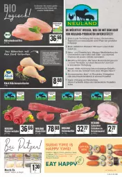 Gazetka promocyjna Edeka - Angebote der Woche - Gazetka - ważna od 08.04 do 08.04.2023 - strona 21 - produkty: auer, Bau, Bauer, bio, brustfilet, decke, eis, elle, ente, filet, fleisch, hähnchenbrust, hähnchenbrustfilet, kräuter, Kugel, LG, mac, Mantel, natur, nuss, reis, rel, rind, rinder, rinderfilet, Rinderroulade, rinderrouladen, ring, rouladen, schwein, Sushi, Ti, Tiere, wasser, wein, WICK