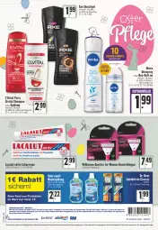 Gazetka promocyjna Edeka - Angebote der Woche - Gazetka - ważna od 08.04 do 08.04.2023 - strona 26 - produkty: angebot, angebote, asti, axe, axe duschgel, coupon, coupons, creme, deo, deospray, duschgel, eier, eis, elvital, erde, flasche, fleisch, gin, l'oreal, Lacalut, LG, nivea, Odol, Rasierklinge, rasierklingen, reis, roll-on, shampoo, sofort-rabatt, spülung, Ti, vita, wilkinson, zahncreme