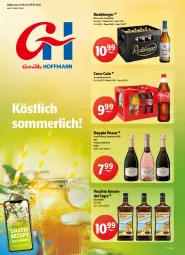 Gazetka promocyjna Getraenke Hoffmann - Prospekte - Gazetka - ważna od 09.07 do 09.07.2022 - strona 1 - produkty: alkohol, amaro, Amaro del Capo, Berger, Cap, coca-cola, cola, doppio passo, ecco, kräuter, kräuterlikör, likör, merl, passo, pils, pilsner, prosecco, radeberger, Ti