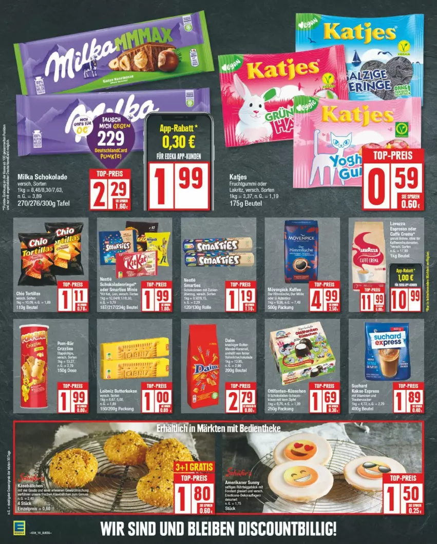 Aktueller Prospekt Edeka - Prospekte - von 19.08 bis 24.08.2024 - strona 10 - produkty: ACC, beutel, deka, eis, katjes, reis, top-preis