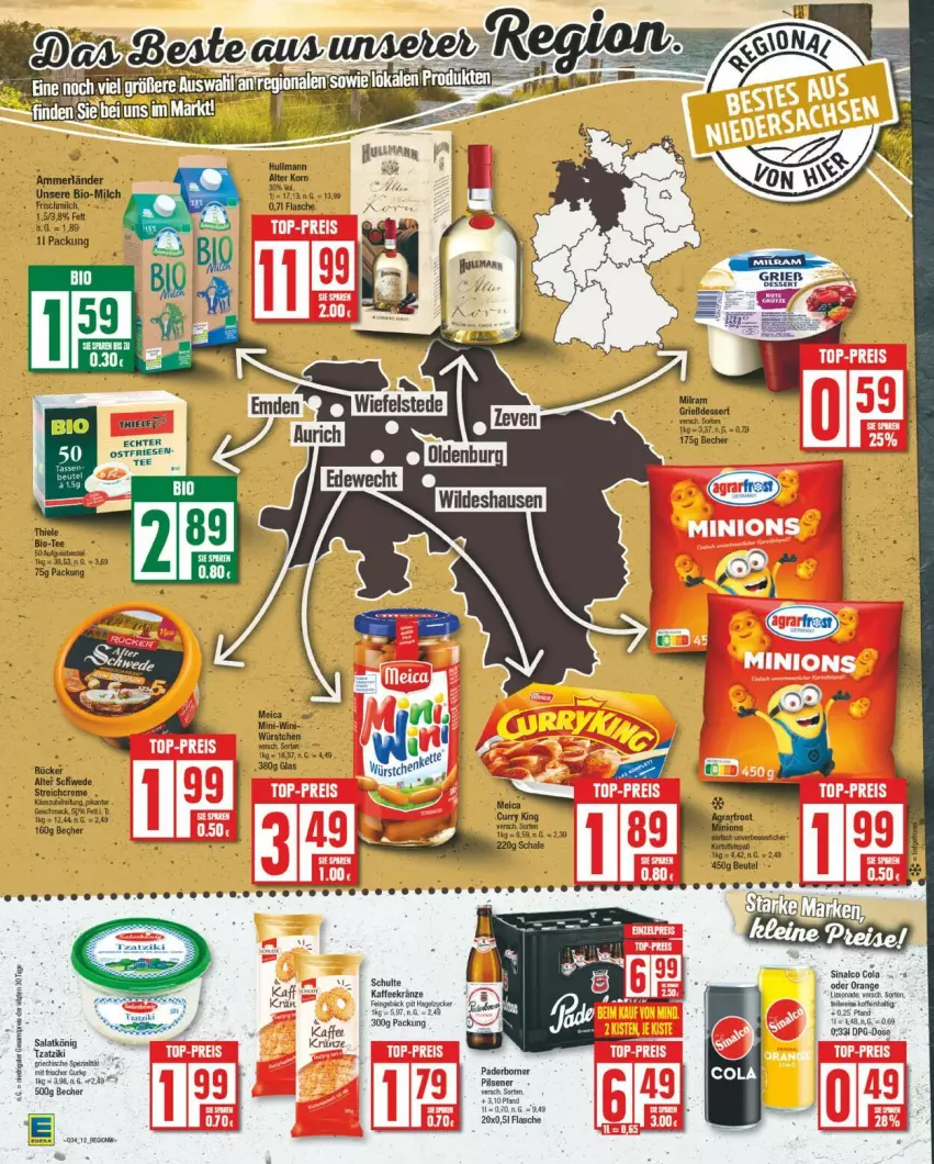 Aktueller Prospekt Edeka - Prospekte - von 19.08 bis 24.08.2024 - strona 12 - produkty: flasche, geback, kaffee