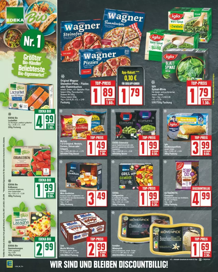 Aktueller Prospekt Edeka - Prospekte - von 19.08 bis 24.08.2024 - strona 8 - produkty: bio, deka, dell, edeka bio, eis, erde, reis, tee, Ti, zott