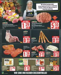 Gazetka promocyjna Edeka - Prospekte - Gazetka - ważna od 24.08 do 24.08.2024 - strona 4 - produkty: auer, Bau, Bauer, beko, braten, discount, eis, fleisch, Fleischspieße, gewürz, hackfleisch, mac, mit paprika, paprika, reis, rwe, schinken, schnitten, schwein, schweine, Schweinehackfleisch, tee, Ti, top-preis, wein, weine, zwiebel, zwiebeln