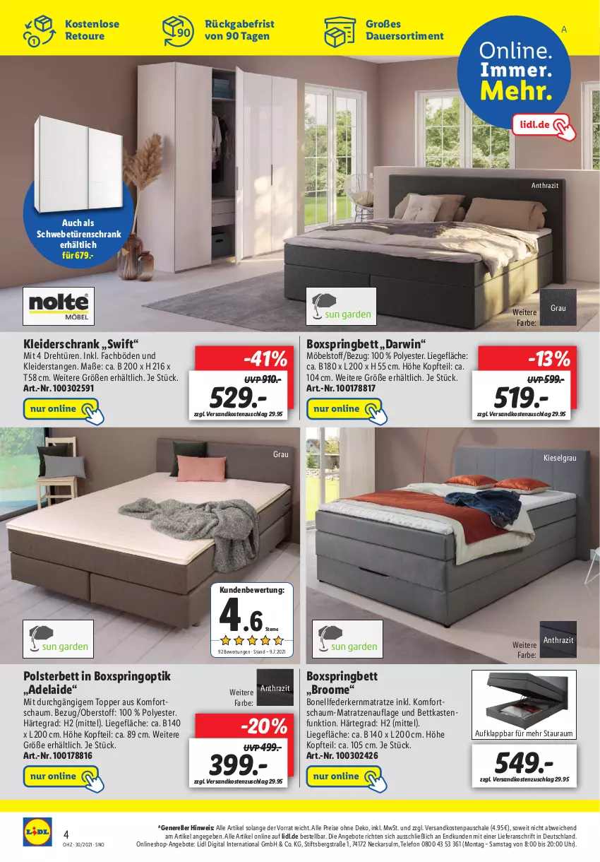 Aktueller Prospekt Lidl - Onlineshop-Highlights der Woche - von 26.07 bis 01.08.2021 - strona 4