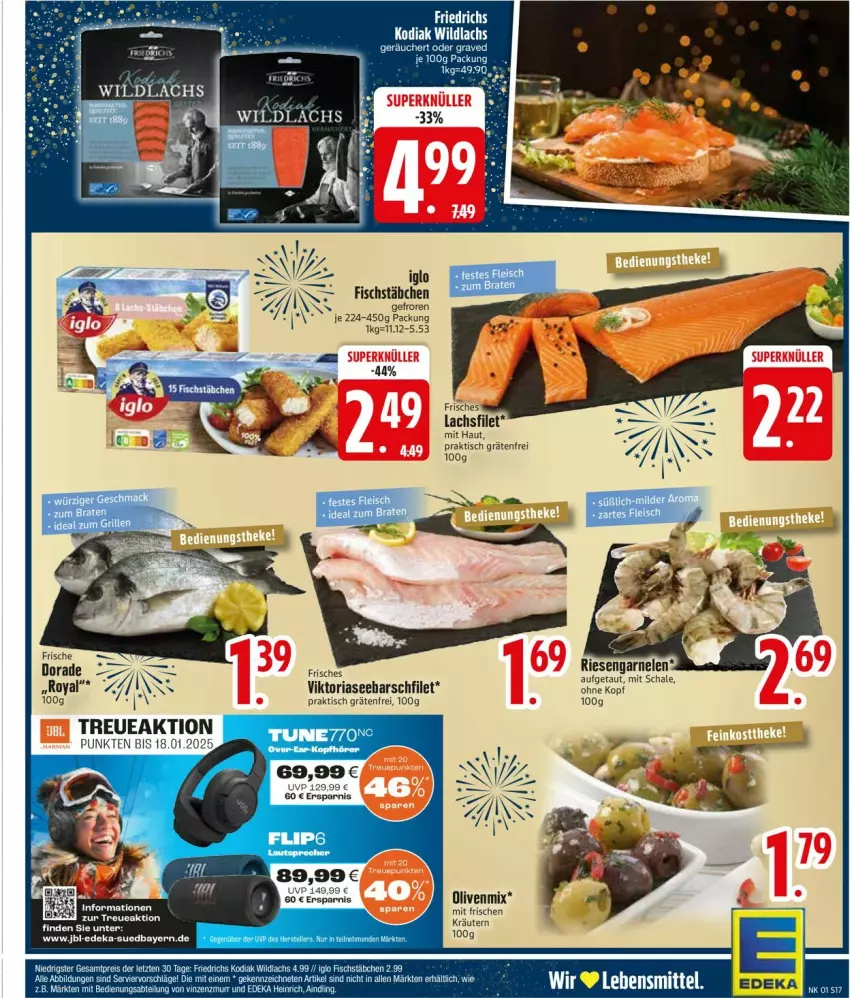 Aktueller Prospekt Edeka - Prospekte - von 30.12.2025 bis 04.01.2026 - strona 19 - produkty: Dorade, filet, fisch, kräuter, kräutern, lachs, Ria, Ti, tisch, Wild, wildlachs