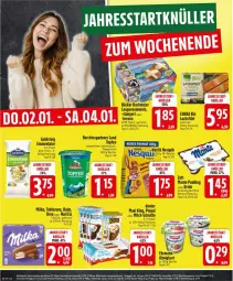 Gazetka promocyjna Edeka - Prospekte - Gazetka - ważna od 04.01 do 04.01.2026 - strona 26 - produkty: almighur, almighurt, Becher, bio, daim, deka, drink, edeka bio, ehrmann, ehrmann almighurt, eier, eis, emmentaler, filet, goldsteig, Kinder, lachs, lachsfilet, milch, milch-schnitte, milka, monte, nesquik, nuii, oreo, pingui, pudding, Semmel, tee, toblerone, zott, Zott Monte