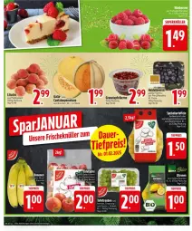 Gazetka promocyjna Edeka - Prospekte - Gazetka - ważna od 04.01 do 04.01.2026 - strona 4 - produkty: apfel, beere, beeren, früchte, grana, granatapfel, granatapfelkerne, heidelbeere, heidelbeeren, melone, Rana, tafeltrauben, trauben