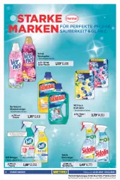 Gazetka promocyjna Metro - Starke Marken - Gazetka - ważna od 06.03 do 06.03.2024 - strona 6 - produkty: airwick, allzweckreiniger, auto, biff, calgon, eis, Finish, flasche, geschirr, geschirrspülmittel, Glasreiniger, kraft, LG, Palette, reiniger, reis, sagrotan, sidolin, sprühflasche, spülmittel, Ti, tisch, vanish, vernel, wasser, wasserenthärter, wc frisch, WC Frisch Kraft Aktiv, weck, weichspüler, WICK