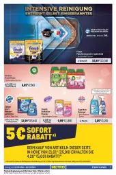 Gazetka promocyjna Metro - Starke Marken - Gazetka - ważna od 06.03 do 06.03.2024 - strona 7 - produkty: airwick, allzweckreiniger, auto, biff, calgon, eis, Finish, flasche, geschirr, geschirrspülmittel, Glasreiniger, kraft, LG, Palette, reiniger, reis, sagrotan, sidolin, sprühflasche, spülmittel, Ti, tisch, vanish, vernel, wasser, wasserenthärter, wc frisch, WC Frisch Kraft Aktiv, weck, weichspüler, WICK