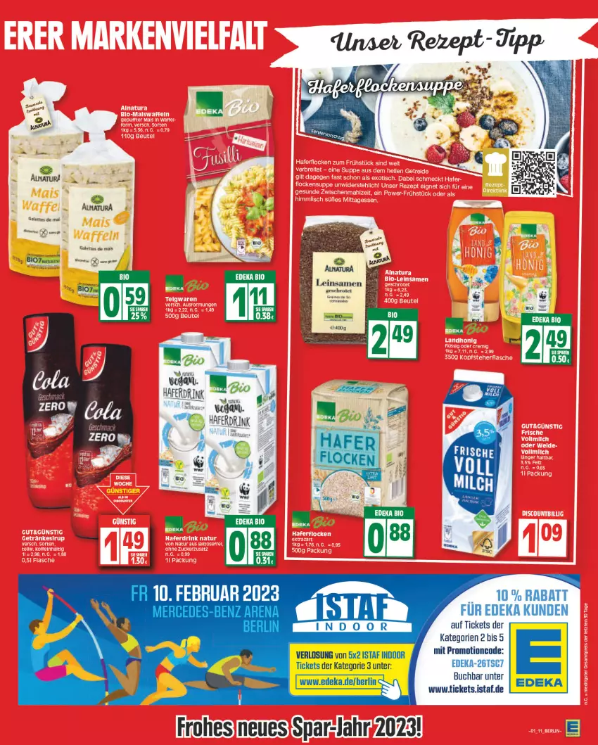 Aktueller Prospekt Edeka - Angebote der Woche - von 02.01 bis 07.01.2023 - strona 11 - produkty: buch, deka, drink, natur, Ti