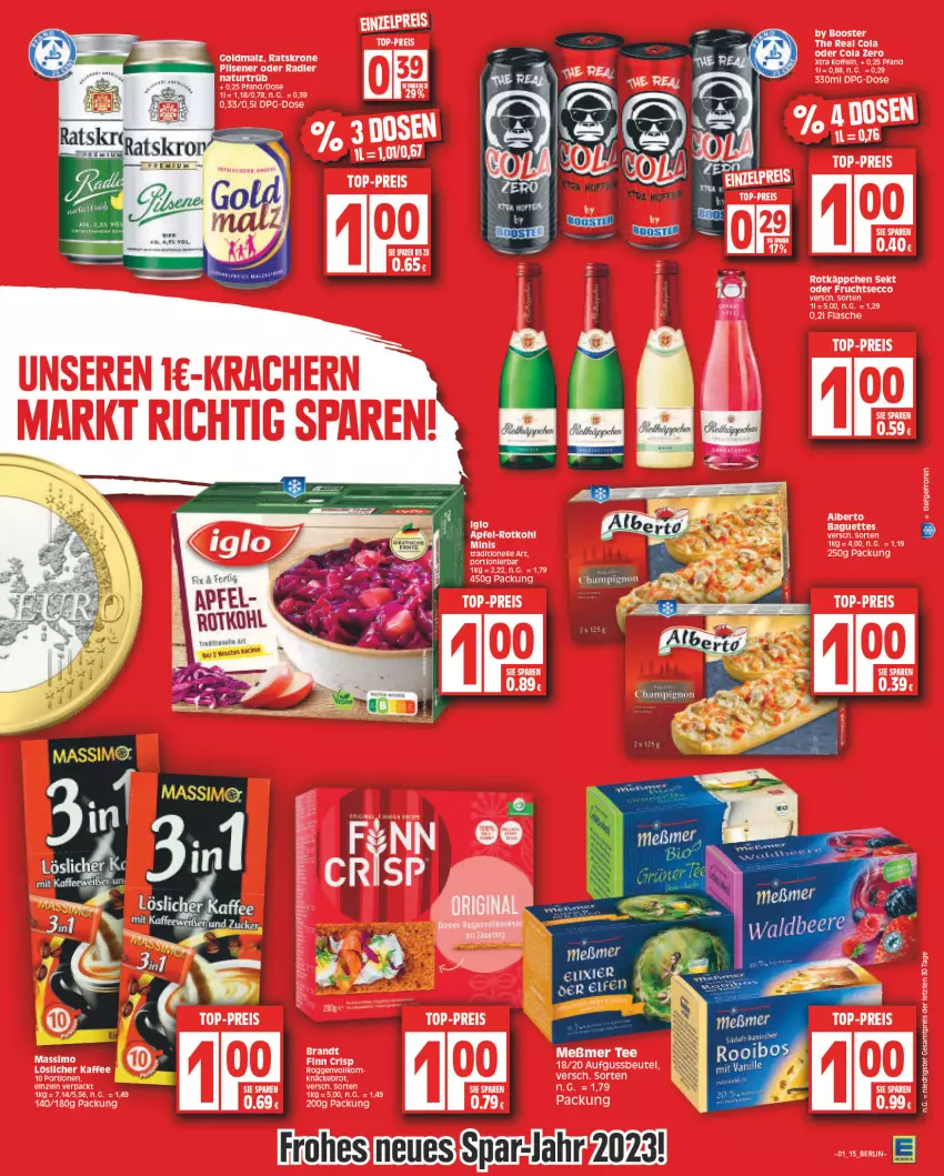 Aktueller Prospekt Edeka - Angebote der Woche - von 02.01 bis 07.01.2023 - strona 15 - produkty: kaffee, Meßmer